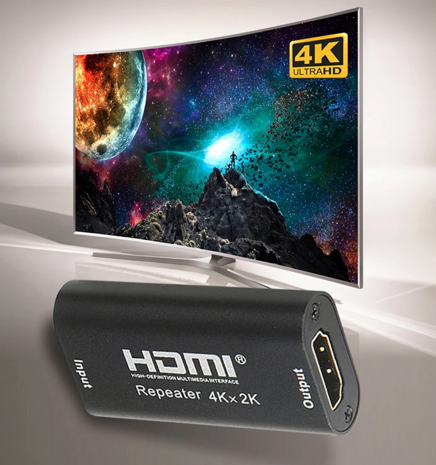 HDMI повторитель расширение 40 м усилитель сигнала / без питания / 4K UHD разрешение - Изображение 3 из 4