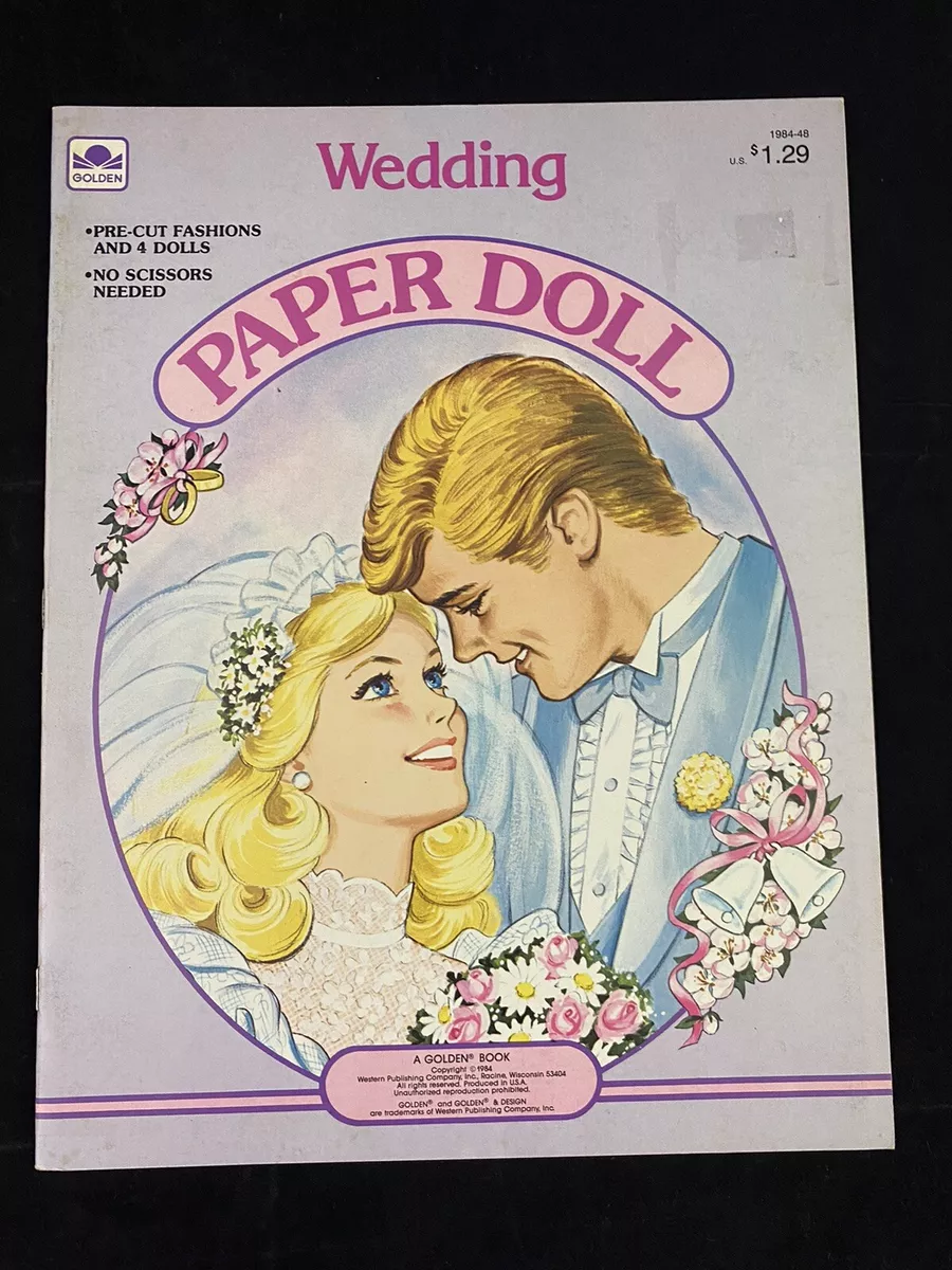 Wedding cheap paper dolls