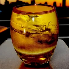 Think Geek MARS Solar System Planet 3.5” Glass Tumbler Candleholder Trinket Jar