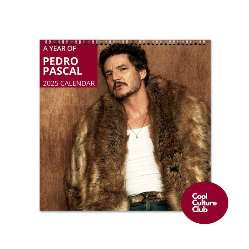 Pedro Pascal 2025 Wall Calendar, Perfect Calendar Gift for Pedro Pascal Fans