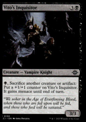 MTG LCI Vito's Inquisitor #130