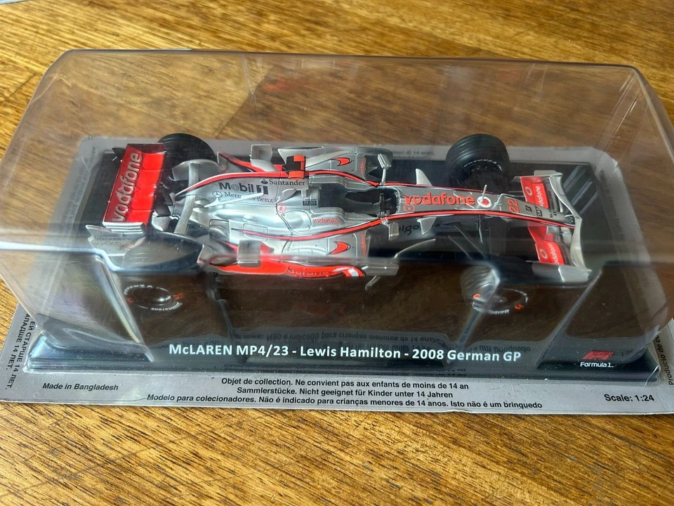 SCALA 1:24 F1 McLAREN MP 4/23 - Lewis Hamilton 2008 - CONFEZIONATO NUOVO - - Immagine 2 di 3