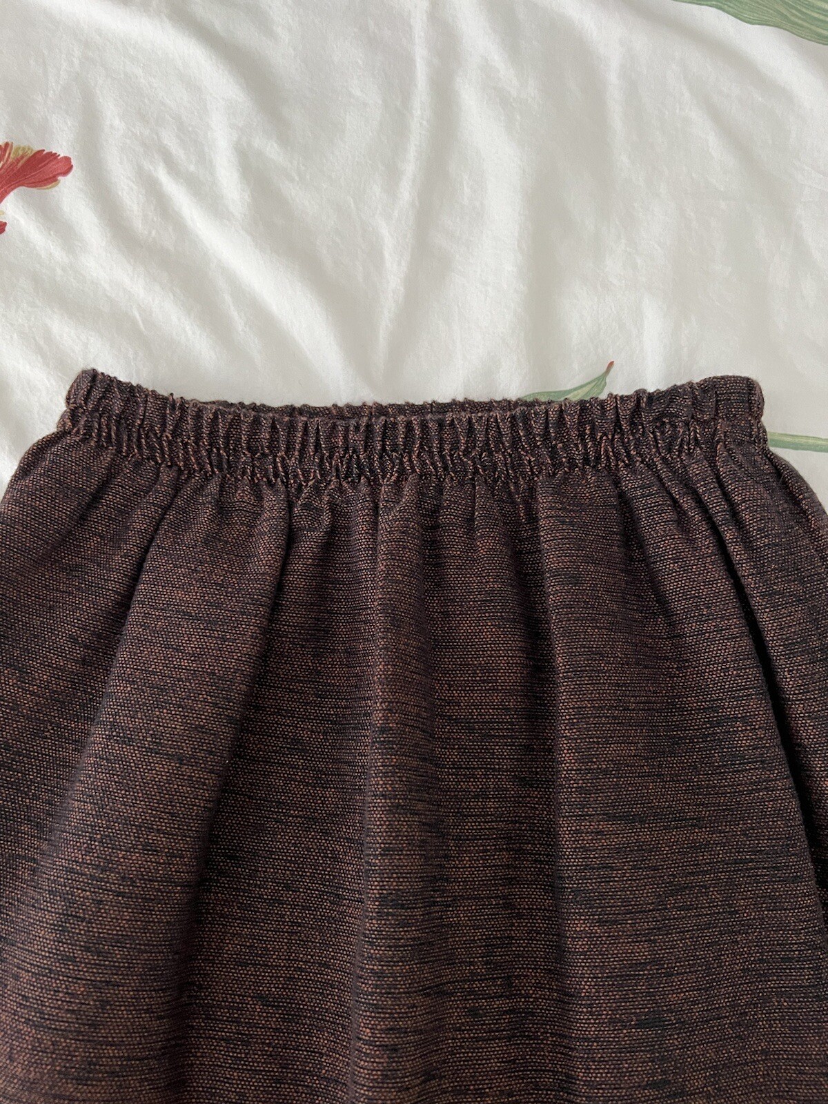 Boutique Brown Skirt Suit Set Plaid Beaded Sequined Sz Small eBay