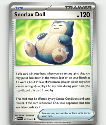 snorlax doll pokemon card 175/182 - Paradox Rift - Trainer Lot x4 - Playset : Buy Online at Best Price in KSA Pokemon Snorlax Doll 175/182 -