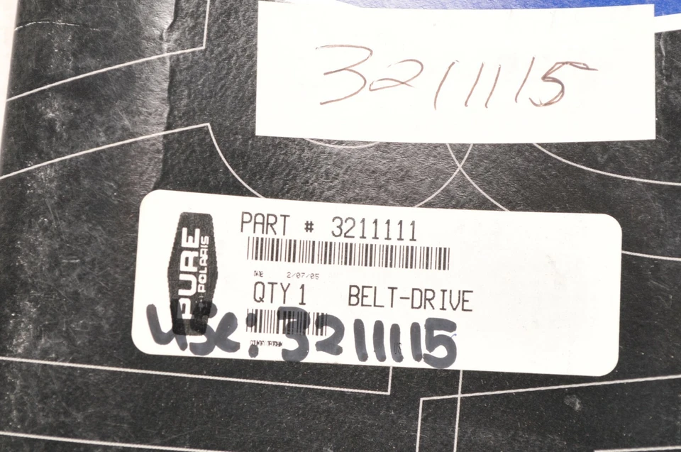 Genuine Polaris 3211111 Belt,Drive Fusion RMK IQ Switchback Dragon 900 800 600 + - Image 2 of 2