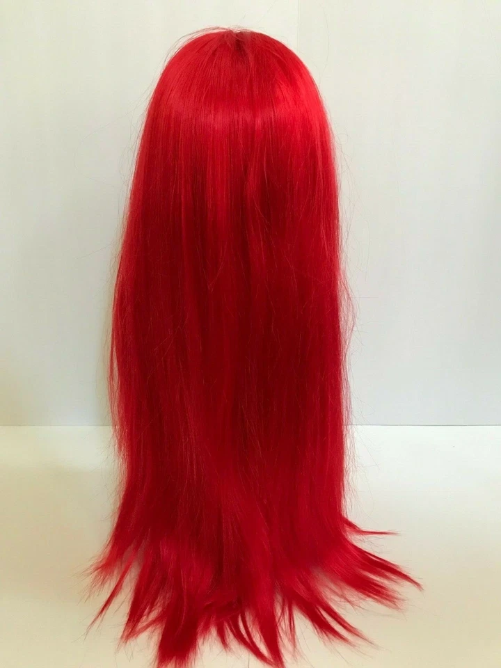 Pelucas de cosplay extra largas coloridas.  Súper recto con flequillo. Nuevo. Foto 3 de 4