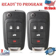 2 Remote Key Fob For 2010 2011 2012 2013 2014 2015 2016 Chevrolet Cruze Equinox
