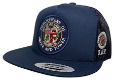 City of Los Angeles Water  Power 2 Logos Hat Navy Mesh