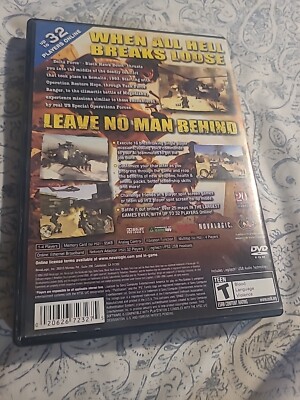 Delta Force Black Hawk Down (Sony PlayStation 2, PS2) Game And