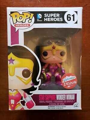 Funko Pop! 英雄DC 逃犯玩具独家金属Star Sapphire Wonder Woman | eBay