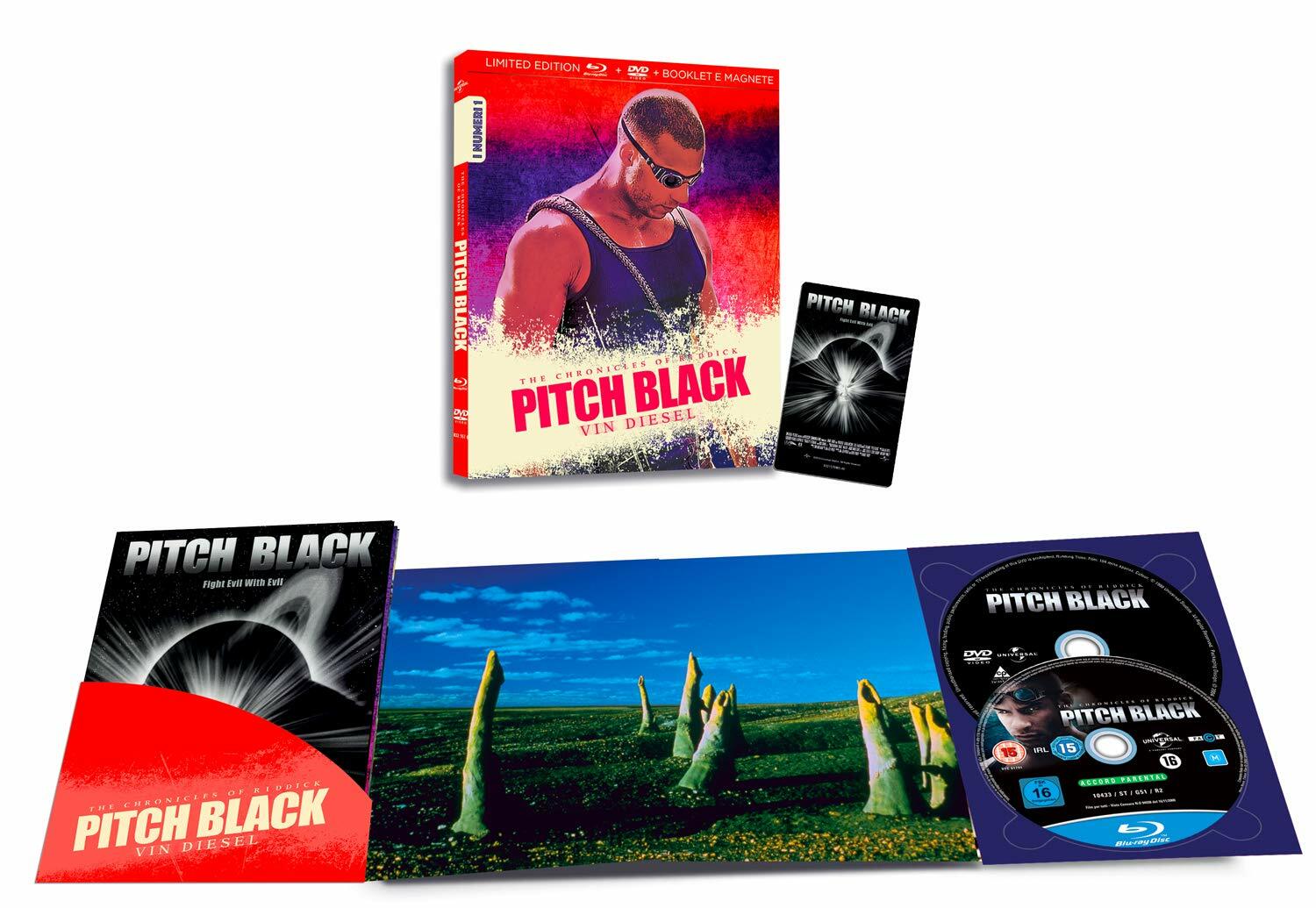 PITCH BLACK - BLU RAY + DVD + MAGNETE + BOOKLET