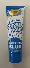 KIDS FUN Crayola Bluetiful Blue Bathtub Fingerpaint Soap 3 oz NEW