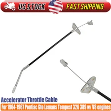 Accelerator Throttle Cable For 1964-1967 Pontiac Gto Lemans Tempest 326 389 US
