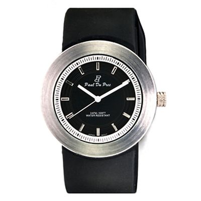 NEW Paul Du Pree by Croton PD326016BSBK Men's Black Dial