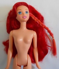 Disney NUDE Mermaid Barbie PRINCESS ARIEL Color Change Braid Teen Skipper Doll