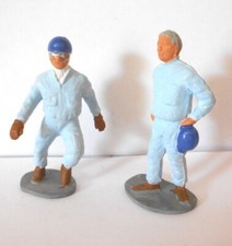2 Scalextric  racing driver figures made by Airfix