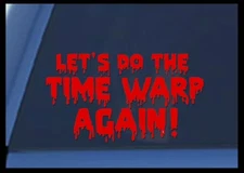 Rocky Horror Picture Show - Let's Do The Time Warp Again Classic Red Vinyl Decal