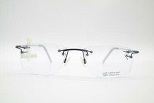 Vintage K. Kone by Alpina A5034 Blue Rimless Glasses Frame NOS