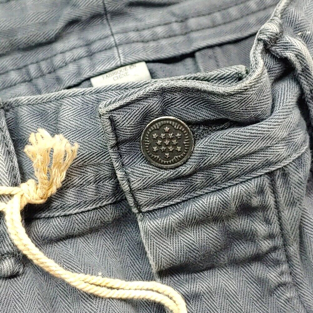 POLO RALPH LAUREN DOUBLE RL RRL INDIGO BLUE HBT COTTON TWILL
