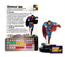 DC Heroclix Superman 071 w/ Card Chase Notorious Set