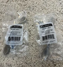 Lot Of 2 Liberty Drawer Pull 3” Cabinet “Satin Nickel” Spoon Foot Handle Bar