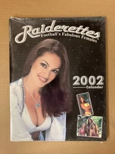 Oakland Raiderettes 2002 Cheerleader Swimsuit Calendar Raiders Black Friday $25
