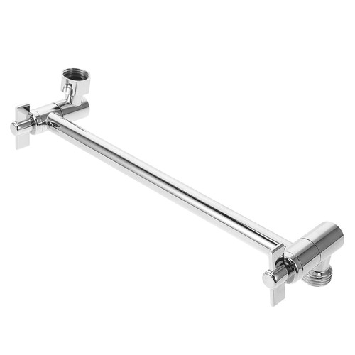 Shower Extension Adjustable Height Shower Head Extension Rod Stainless Steel