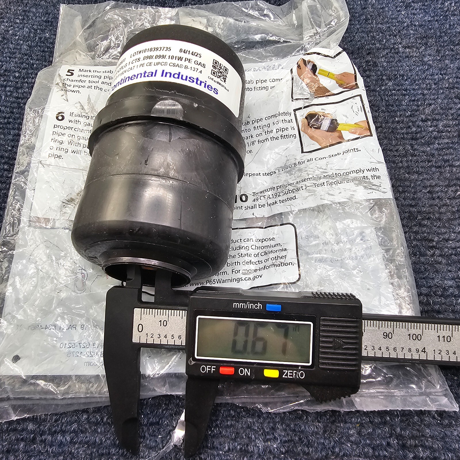 (QTY 4) Continental Industries Chamfer Tool  34-4861-21