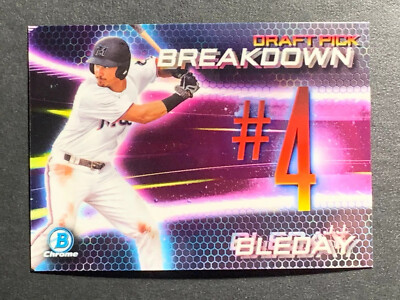 2019 Bowman Chrome Draft Baseball  J.J. Bleday Draft Pick Breakdown #4 Marlins