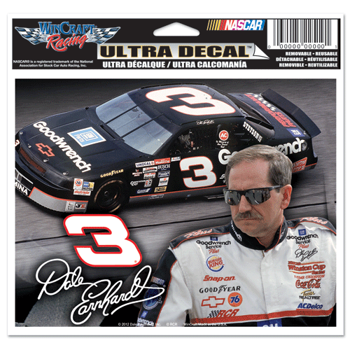 Dale Earnhardt SR #3 Chevy Goodwrench Daytona 500 4 x 6 NASCAR ULTRA AUFKLEBER - Bild 1 von 1
