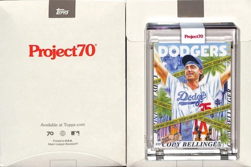 2021 TOPPS PROJECT 70 #229 CODY BELLINGER - LOS ANGELES DODGERS - TYSON BECK