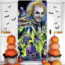 Halloween Door Cover,Halloween Party Decorations for Home Decor Packing List:1 p