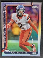 2025 Topps Chrome Pat Surtain II Refractor #93 Broncos