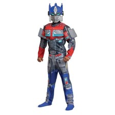 Disguise Transformers Rise of the Beasts Optimus Prime Muscle Jumpsuit Costume