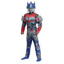 Disguise Transformers Rise of the Beasts Optimus Prime Muscle Jumpsuit Costume