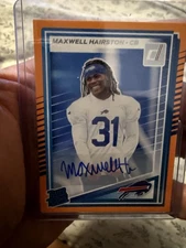 2025 Panini Donruss - Maxwell Hairston RC AUTO ORANGE Rated Rookie #362 Bills SP