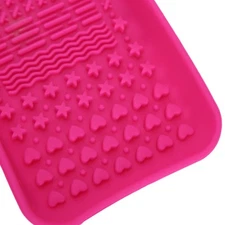 2pcs Silicone Makeup Brushes Cleaning Pads Mats Cosmetic Makeup Brush Cleane CHU