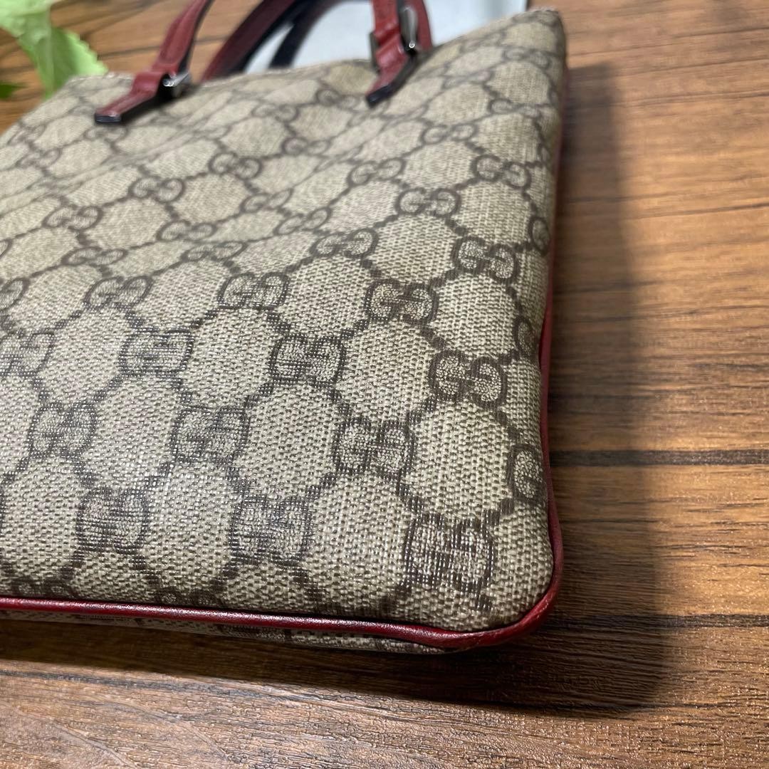 GUCCI GG Supreme PVC Mini Tote Bag Authentic Rare Compact Crossbody Bag thumbnail 7