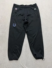 Nike Indianapolis Colts Sweatpants Mens XL Black NFL Therma Fit Training
