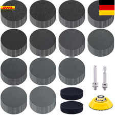 SIQUK 130 Stück Schleifscheiben Klett 50mm Nasse Trockene Schleifpapier Schle...