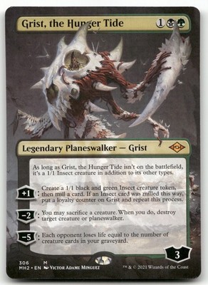 Grist, the Hunger Tide (Borderless) #306 (LP) Modern Horizons 2 MH2 Magic MTG