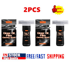 .2PCS Glass Oil Film Cleaning Brush, Oil Film Removal Decontamination