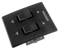 901-027 Front Driver Side Power Window Switch 2 Button Compatible with Select