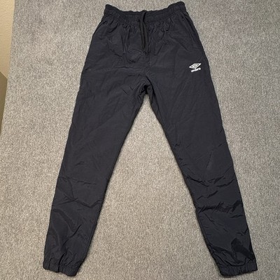 Vintage Umbro Pants Mens S Black Nylon Track Windbreaker | eBay