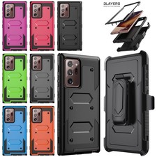 For Samsung Galaxy Note20 Note 20 Ultra Shockproof Case Hybrid Cover / Belt Clip
