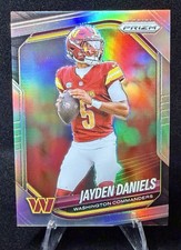 2025 Panini Prizm Jayden Daniels Silver Prizm #278 Washington Commanders MINT!!