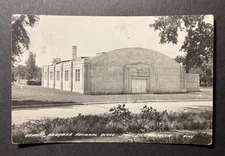 Armory Nebraska National Guard Falls City Nebraska RPPC 1948 LL Cook Co B-145