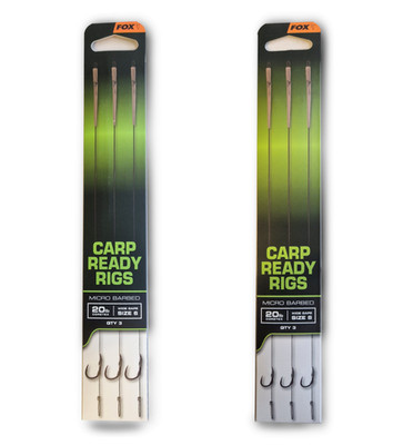 Fox 6 x Carp Ready Hair Rigs  Fishing tackle micro Barbed