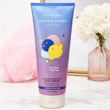 Bath Body Works Cotton Candy Clouds Ultimate Hydration Body Cream 8 oz NEW