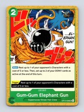 GUM-GUM ELEPHANT GUN OP13-038 UNCOMMON CARRYING ON HIS WILL ONE PIECE NM